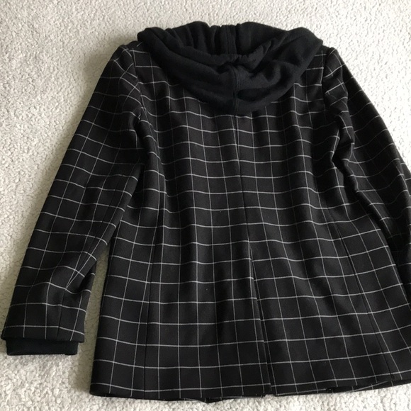 Alice + Olivia Skye layered look hooded blazer S - Picture 12 of 16